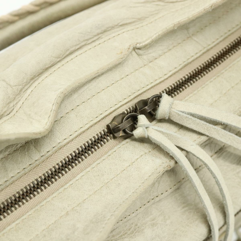 【日本直送】BALENCIAGA The City 手提包 皮革 2way 象牙色 115748 正品 175528A-17