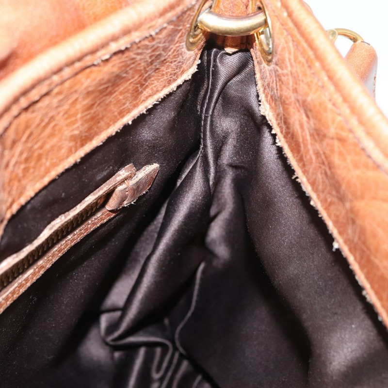 【日本直送】Miu Miu Matelasse 手提包 皮革 2way Brown Gold Auth 175497A-22
