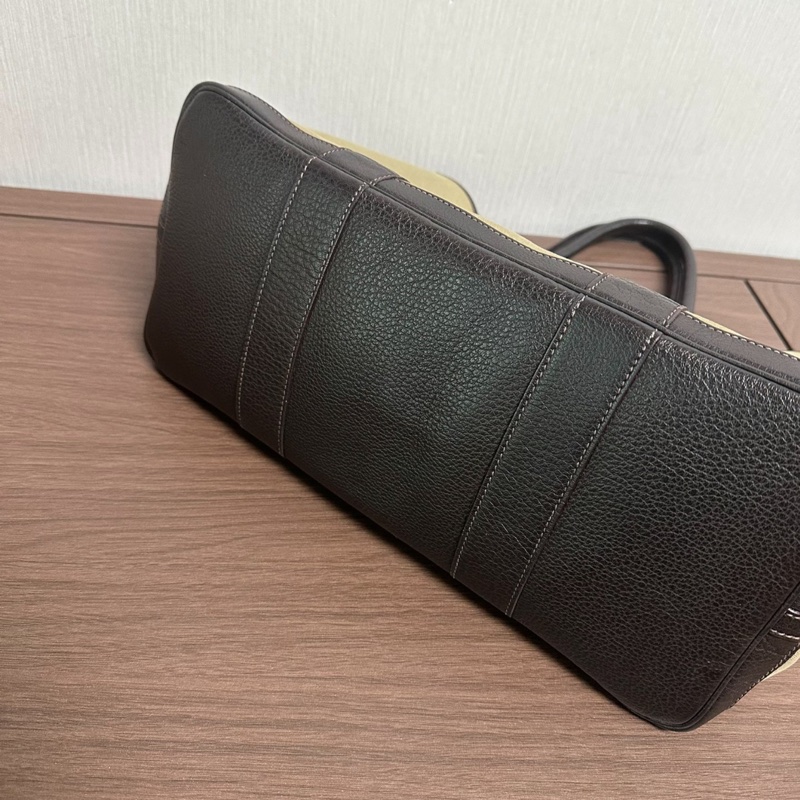 【罕見顏色✨日系軍裝風🪖男女都適合👫🏻】Hermes 愛馬仕 Garden party 36 橄欖綠拼烏木色-7