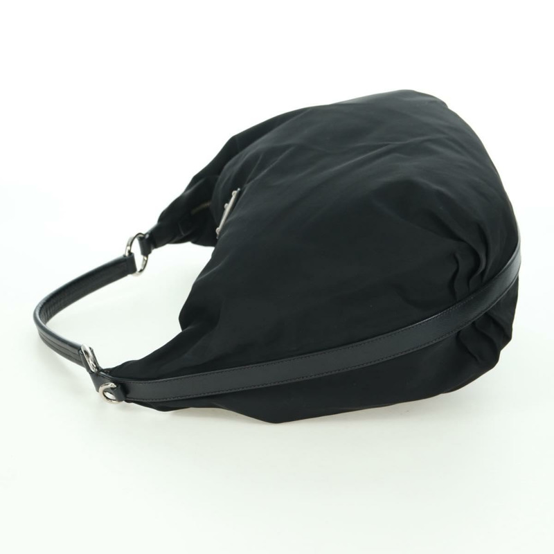 【日本直送】PRADA 單肩包 尼龍 黑色 銀色 正品 am11322V-2