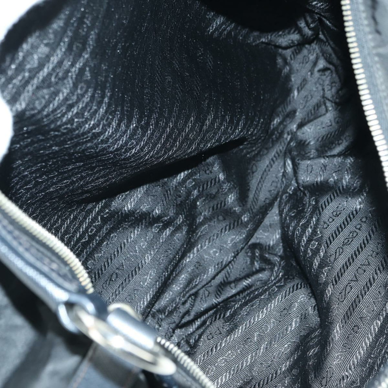 【日本直送】PRADA 單肩包 尼龍 黑色 銀色 正品 am11322V-9