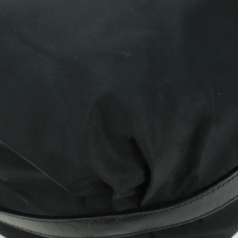 【日本直送】PRADA 單肩包 尼龍 黑色 銀色 正品 am11322V-15