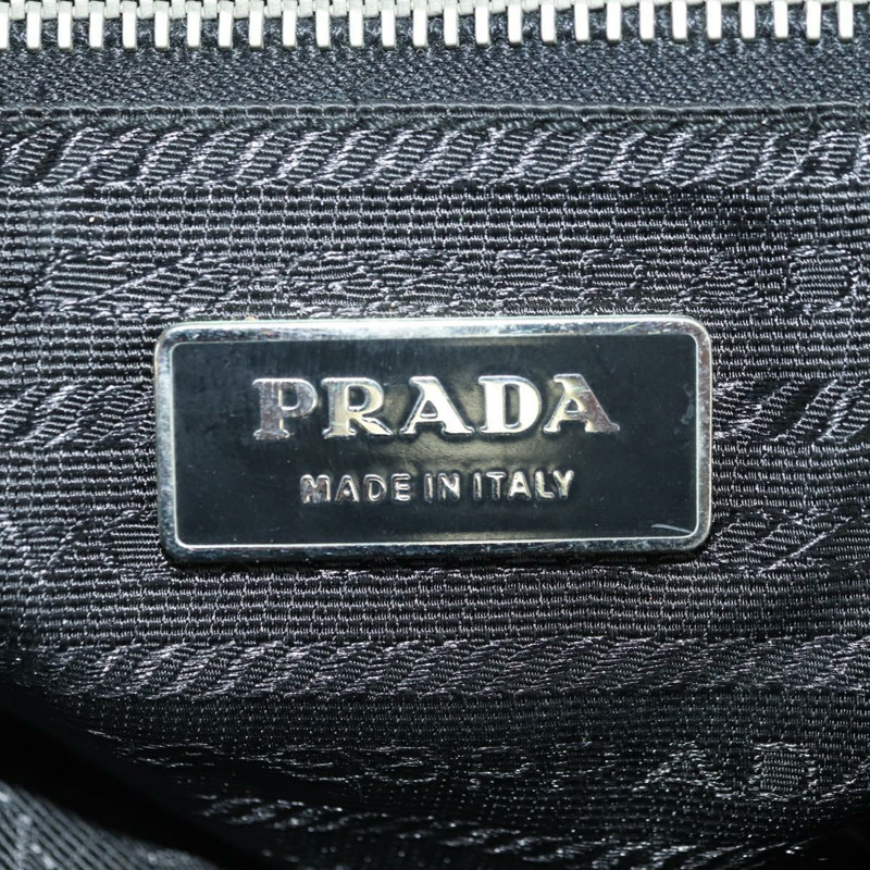 【日本直送】PRADA 單肩包 尼龍 黑色 銀色 正品 am11322V-18
