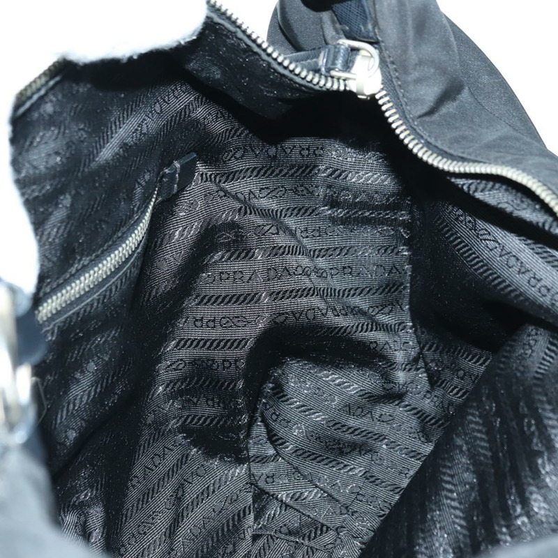 【日本直送】PRADA 單肩包 尼龍 黑色 銀色 正品 am11322V-20