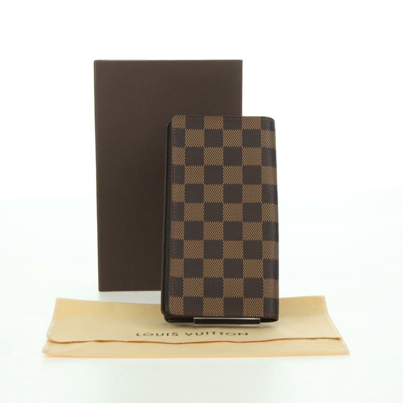 【日本直送】路易威登 Damier Ebene Porte Cartes Credit 長皮夾 N60825 正品 am11341V-11