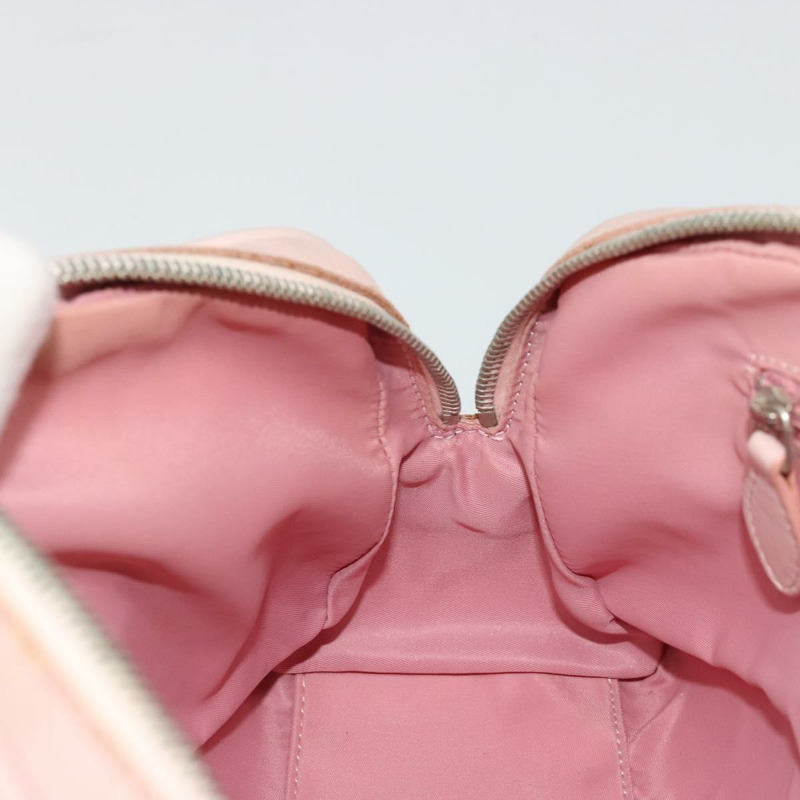 【日本直送】Christian Dior Trotter帆布鏈條浪漫包 PVC粉紅銀色 正品 175434A-20