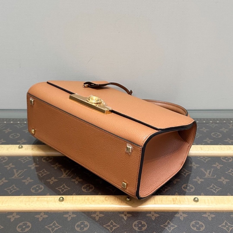 MOYNAT 金棕金扣Rejane中號 手提肩背斜背包26*19*9 95新 配件盒子 塵袋 吊牌-4