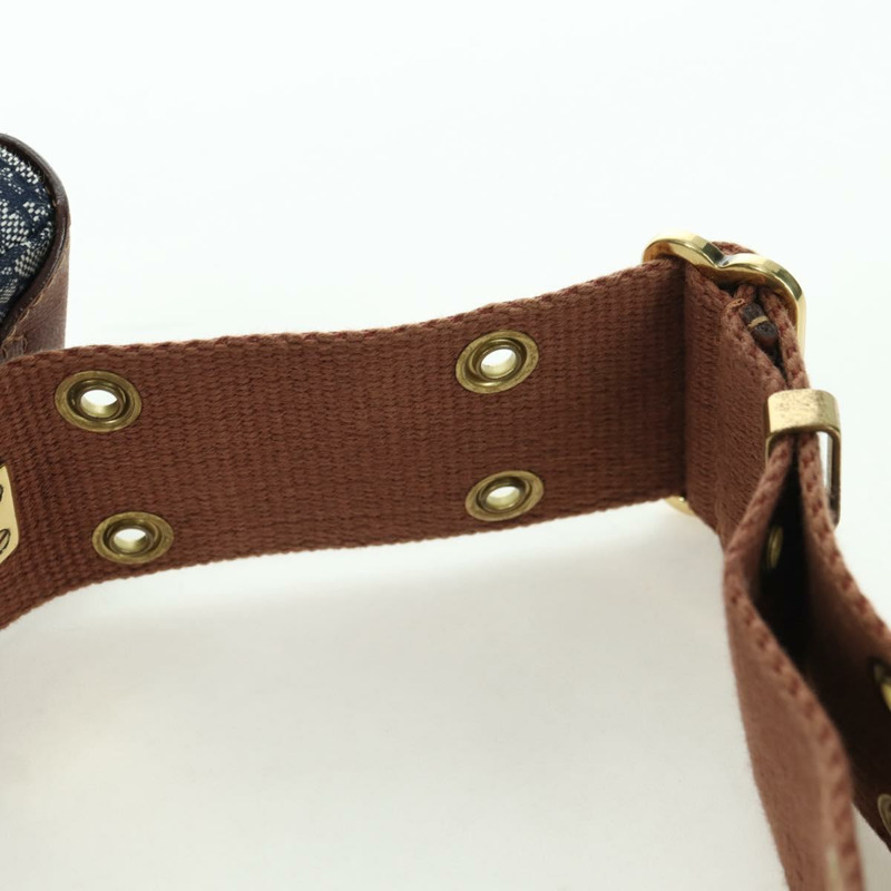 【日本直送】Christian Dior Trotter帆布街頭風單肩包 金色 海軍藍 正品 175442SAV-13