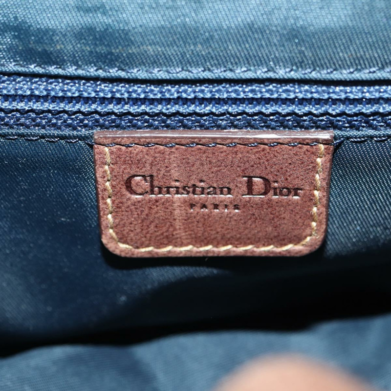 【日本直送】Christian Dior Trotter帆布街頭風單肩包 金色 海軍藍 正品 175442SAV-23