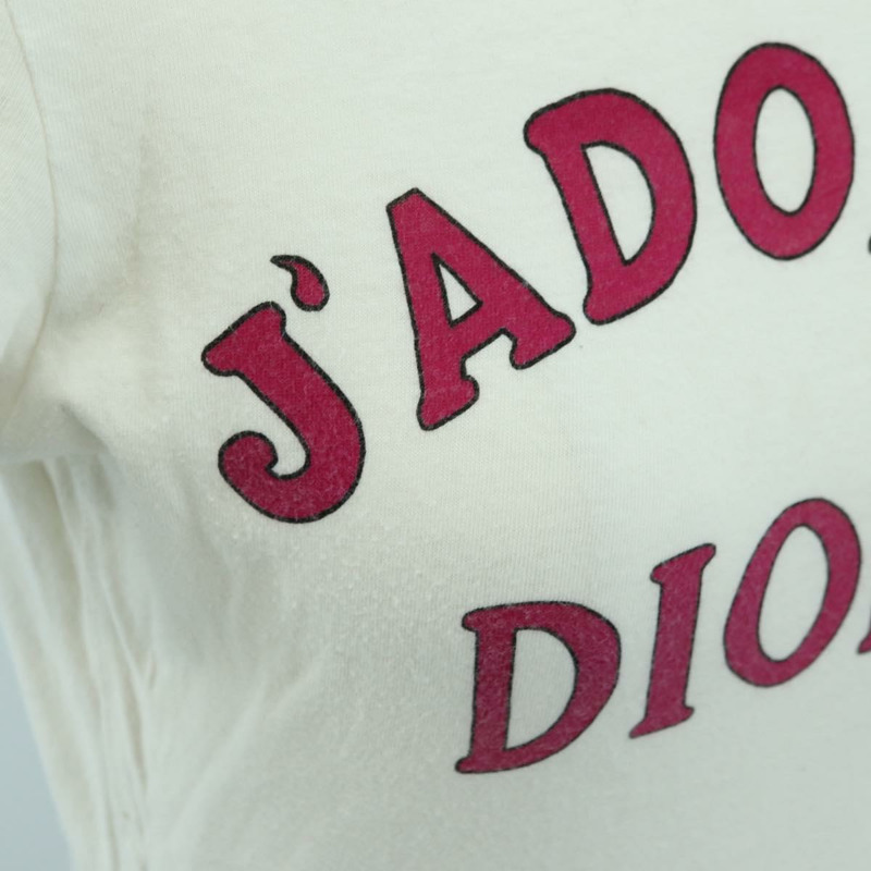 【日本直送】Christian Dior Galliano Period 短袖T卹 純棉 白色 正品 YKZ1435V-5