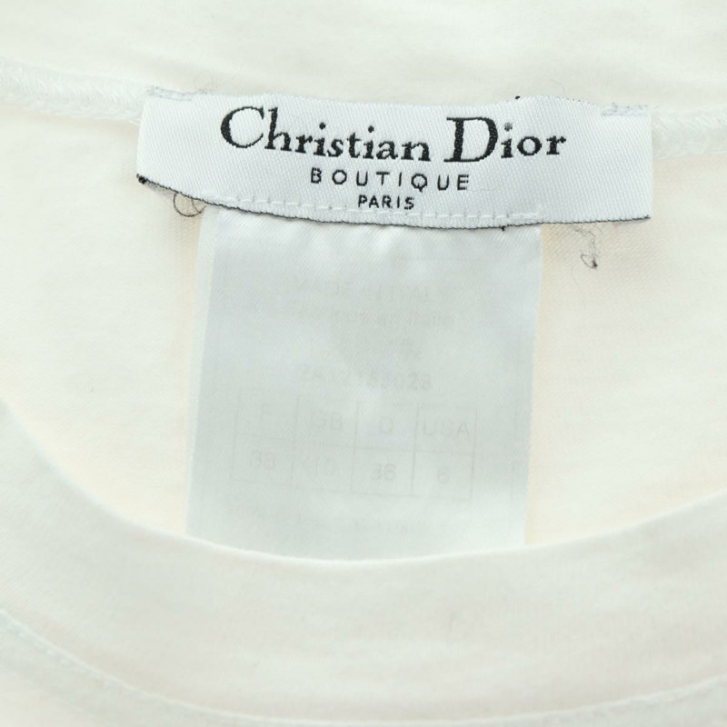 【日本直送】Christian Dior Galliano Period 短袖T卹 純棉 白色 正品 YKZ1435V-8