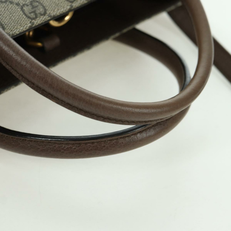 【日本直送】GUCCI GG Supreme 唐老鴨手提包 PVC 兩用 米色 金色 648134 正品 YKZ1322M-6