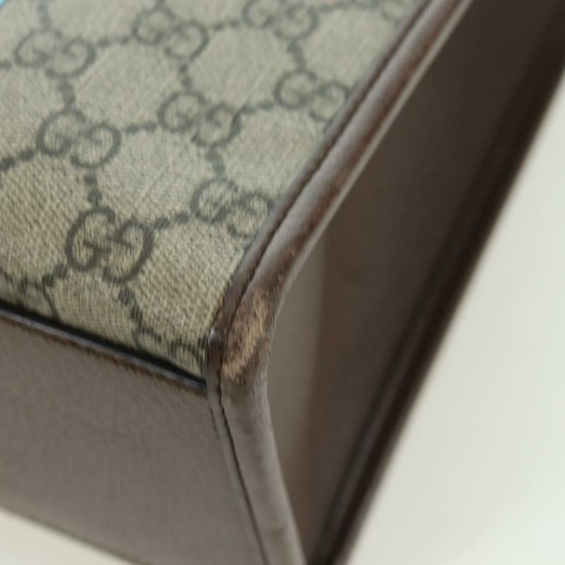 【日本直送】GUCCI GG Supreme 唐老鴨手提包 PVC 兩用 米色 金色 648134 正品 YKZ1322M-16