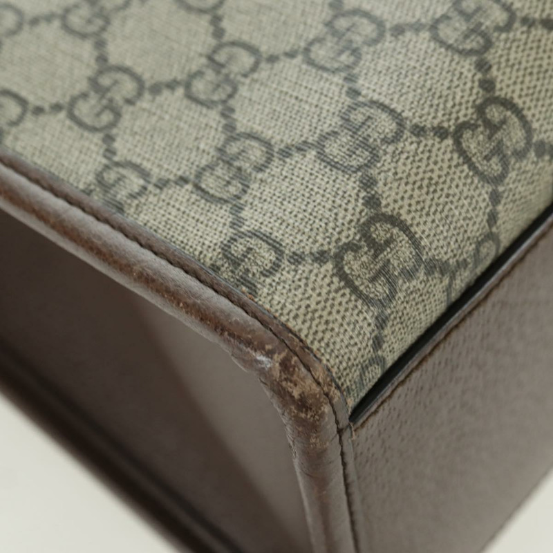 【日本直送】GUCCI GG Supreme 唐老鴨手提包 PVC 兩用 米色 金色 648134 正品 YKZ1322M-17