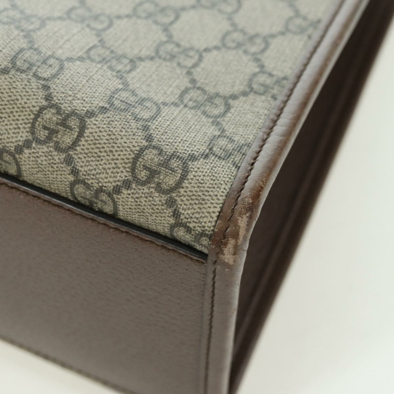 【日本直送】GUCCI GG Supreme 唐老鴨手提包 PVC 兩用 米色 金色 648134 正品 YKZ1322M-18