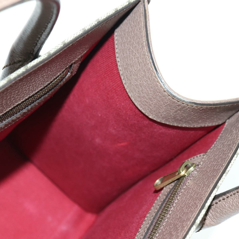 【日本直送】GUCCI GG Supreme 唐老鴨手提包 PVC 兩用 米色 金色 648134 正品 YKZ1322M-23