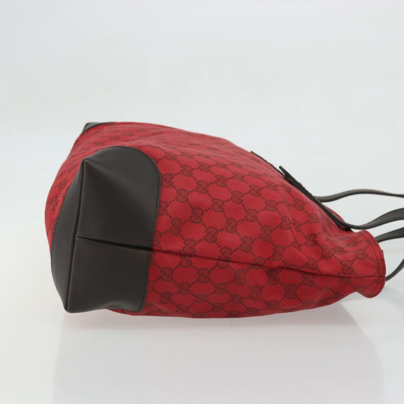 【日本直送】GUCCI GG帆布托特包 紅色金色 308928 正品 YKZ1284A-2