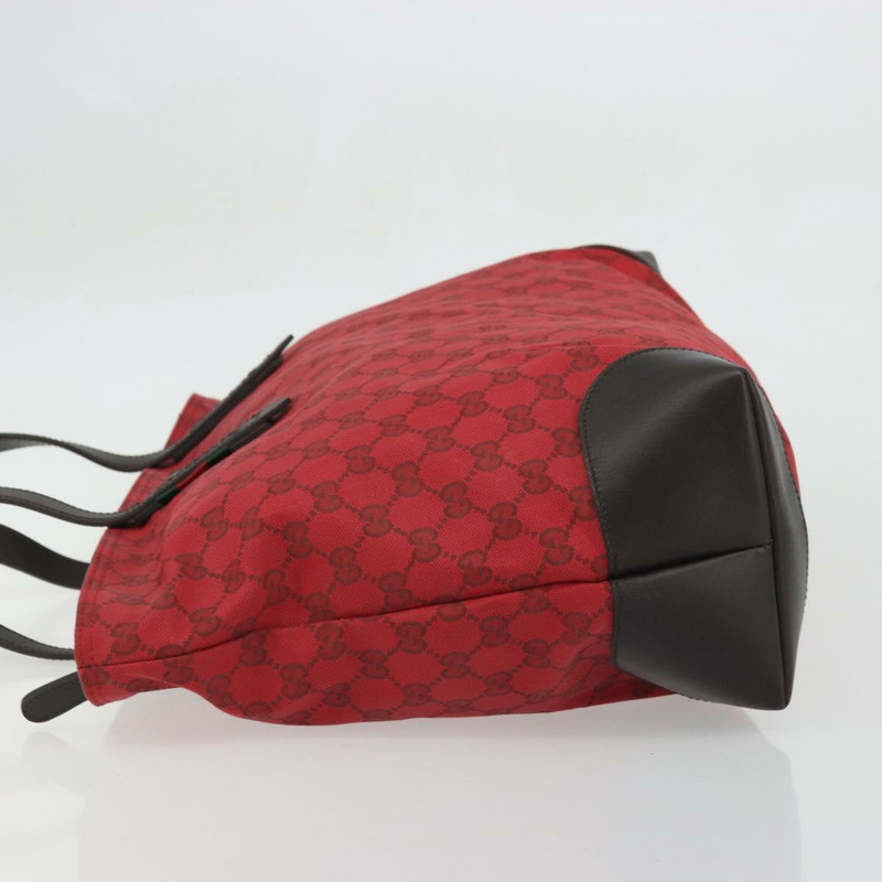 【日本直送】GUCCI GG帆布托特包 紅色金色 308928 正品 YKZ1284A-3