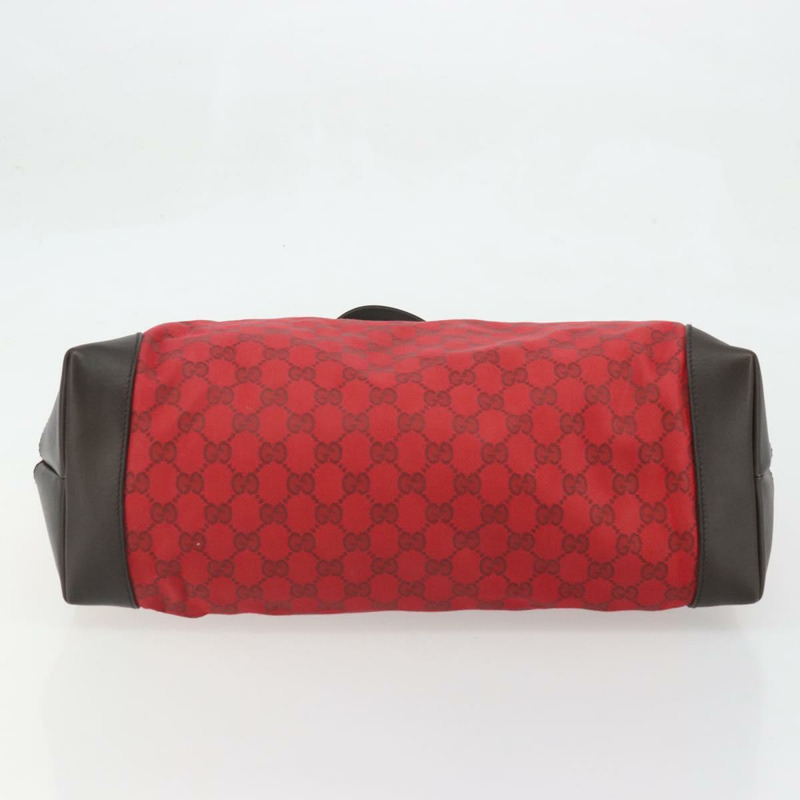 【日本直送】GUCCI GG帆布托特包 紅色金色 308928 正品 YKZ1284A-4