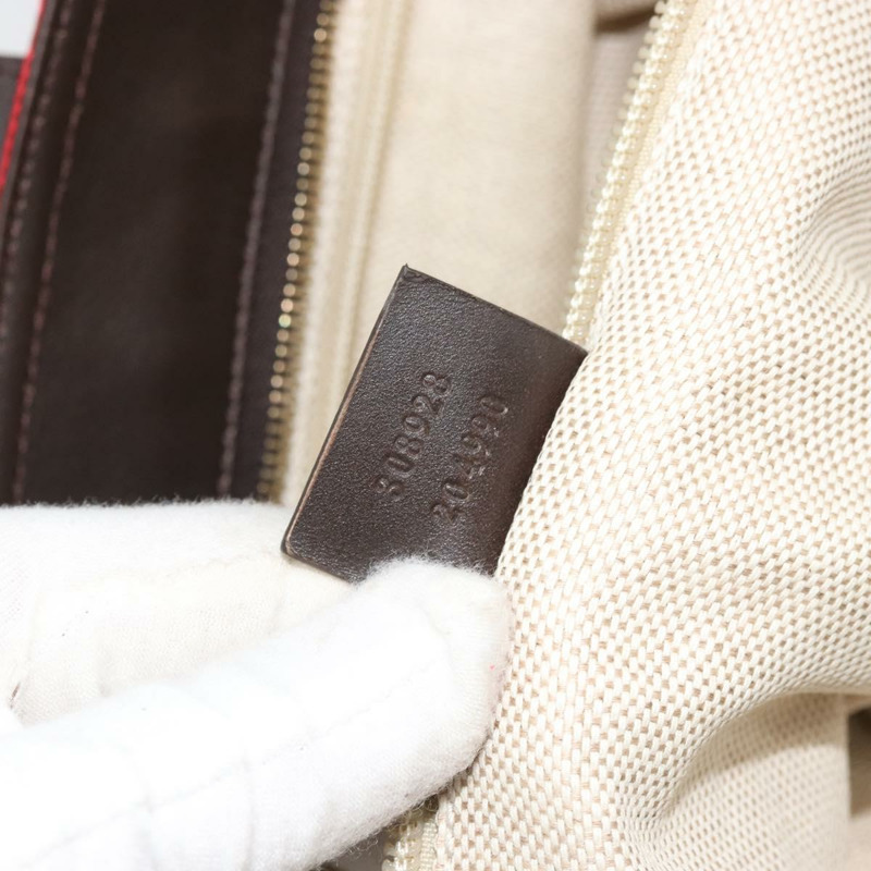 【日本直送】GUCCI GG帆布托特包 紅色金色 308928 正品 YKZ1284A-10