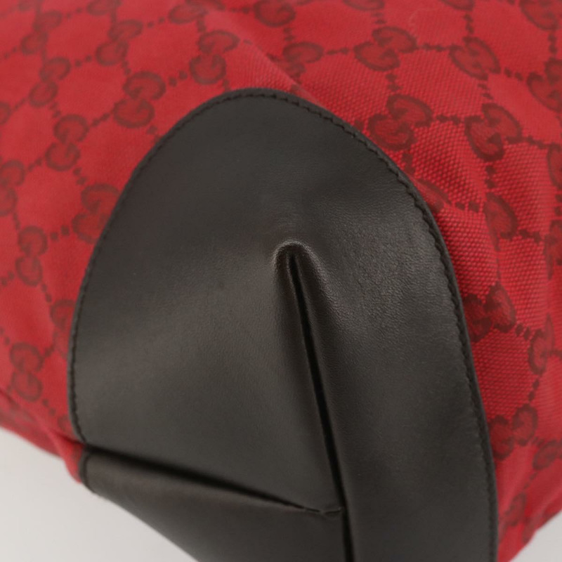 【日本直送】GUCCI GG帆布托特包 紅色金色 308928 正品 YKZ1284A-14