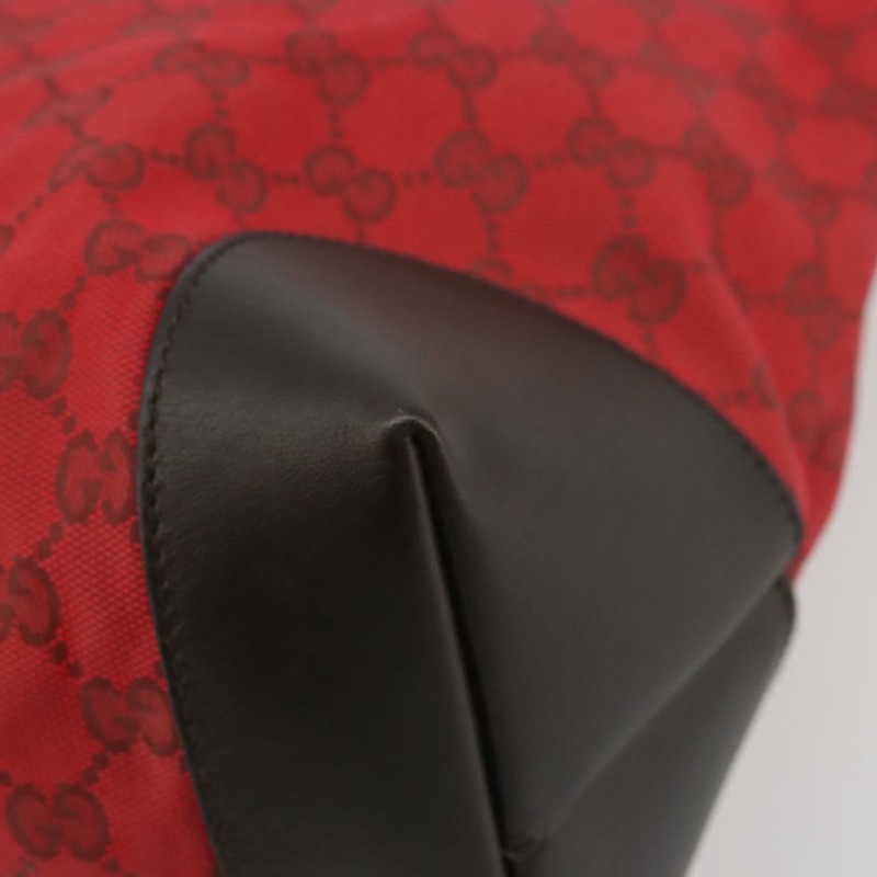 【日本直送】GUCCI GG帆布托特包 紅色金色 308928 正品 YKZ1284A-15