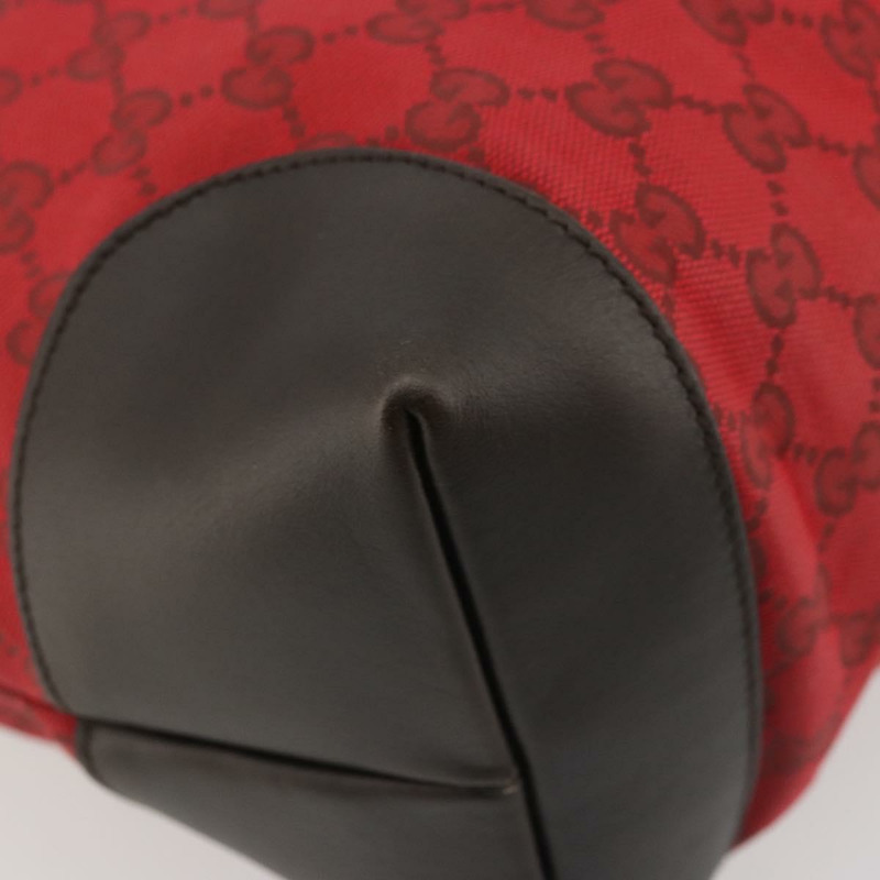 【日本直送】GUCCI GG帆布托特包 紅色金色 308928 正品 YKZ1284A-16