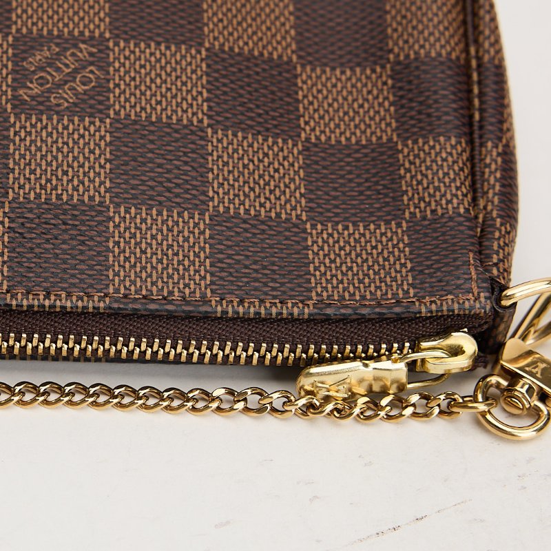 二手Lv 棋盤格mini麻將包-12