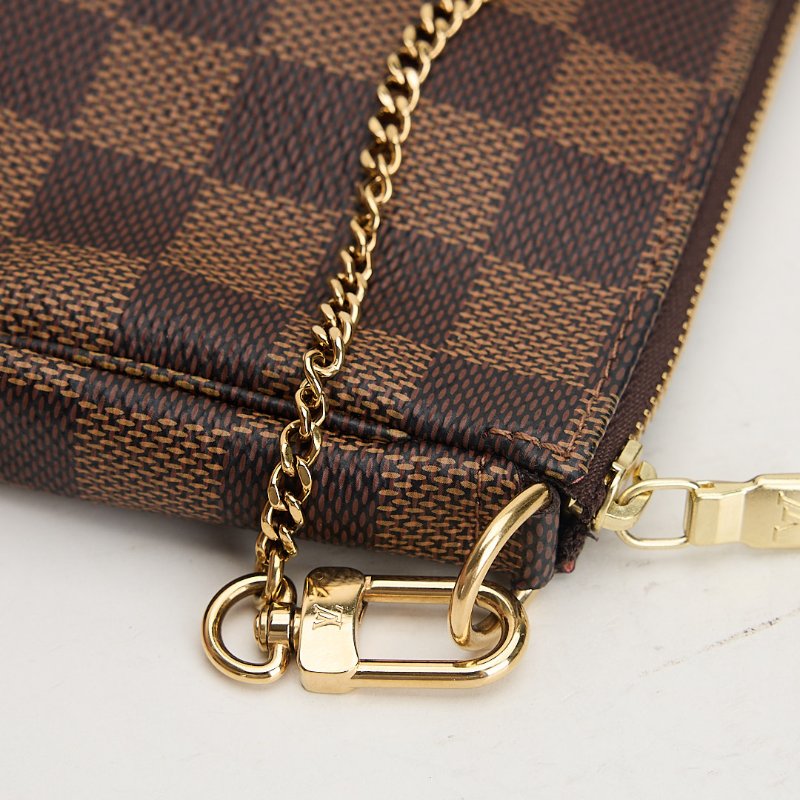 二手Lv 棋盤格mini麻將包-13