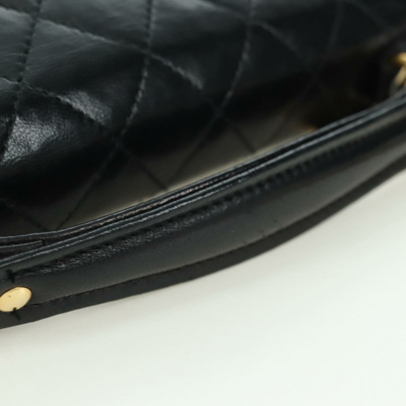 【日本直送】香奈兒 (CHANEL) Matelasse 雙旋扣鏈條包 羊皮 2way CC Auth YKZ1263SV-6