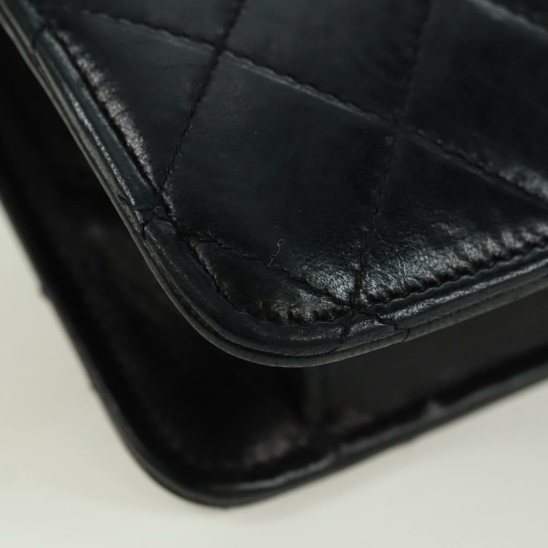 【日本直送】香奈兒 (CHANEL) Matelasse 雙旋扣鏈條包 羊皮 2way CC Auth YKZ1263SV-15