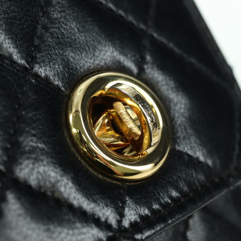 【日本直送】香奈兒 (CHANEL) Matelasse 雙旋扣鏈條包 羊皮 2way CC Auth YKZ1263SV-19