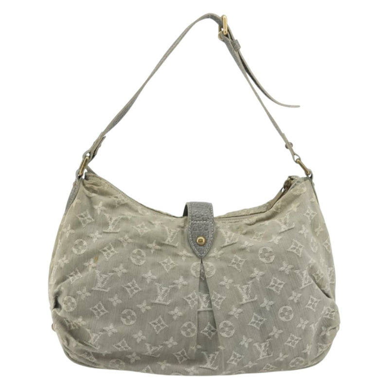 【日本直送】路易威登 Monogram Denim Slytree 肩背包 灰色 M45834 LV Auth YKZ1351A-1