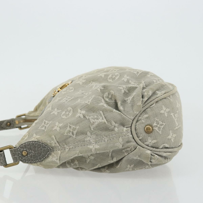 【日本直送】路易威登 Monogram Denim Slytree 肩背包 灰色 M45834 LV Auth YKZ1351A-3