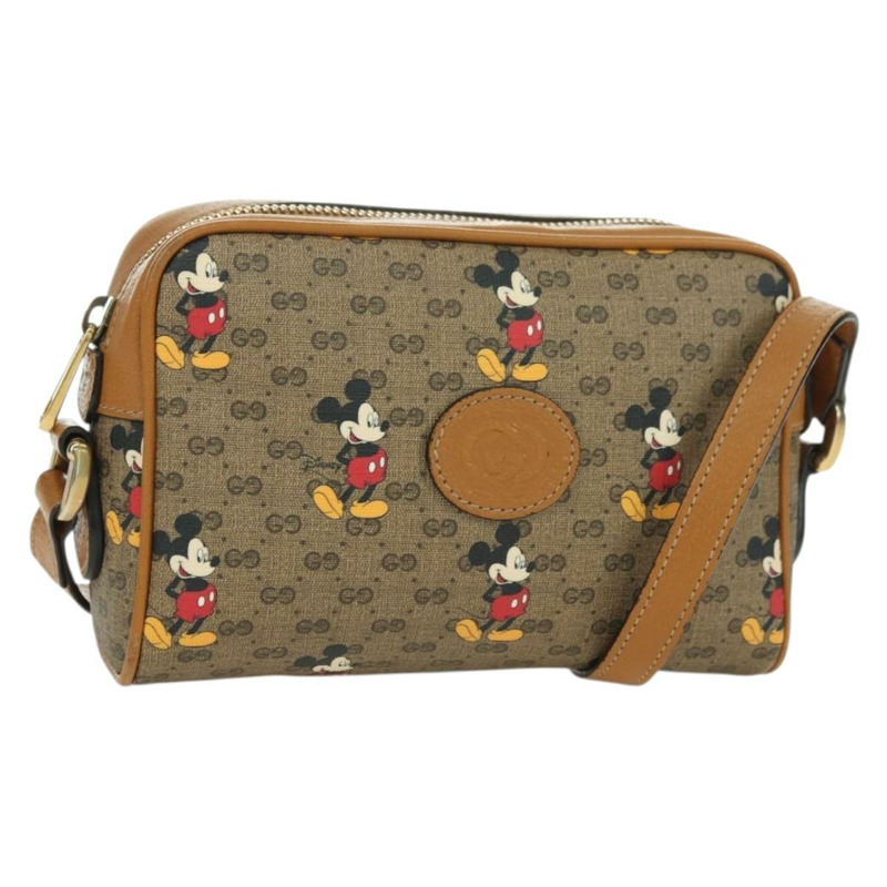 【日本直送】GUCCI Micro GG Supreme Disney 聯名手提包 PVC 米色 602536 正品 YKZ1342M-0