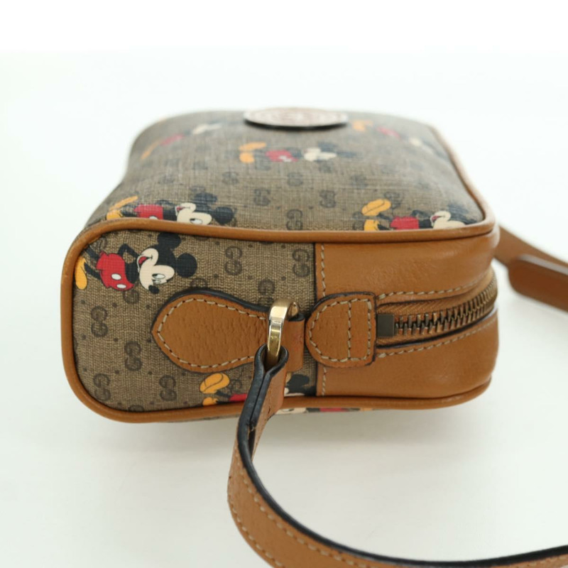 【日本直送】GUCCI Micro GG Supreme Disney 聯名手提包 PVC 米色 602536 正品 YKZ1342M-3