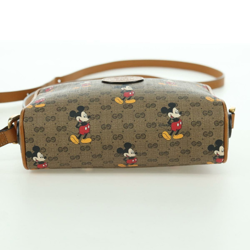 【日本直送】GUCCI Micro GG Supreme Disney 聯名手提包 PVC 米色 602536 正品 YKZ1342M-4