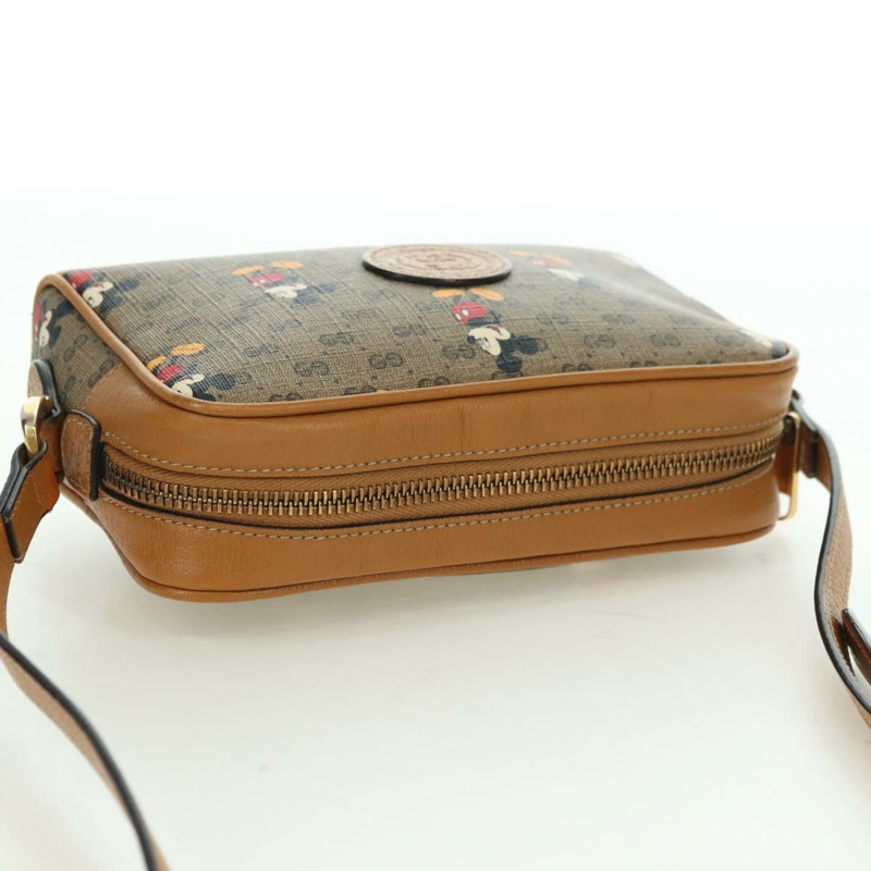 【日本直送】GUCCI Micro GG Supreme Disney 聯名手提包 PVC 米色 602536 正品 YKZ1342M-5