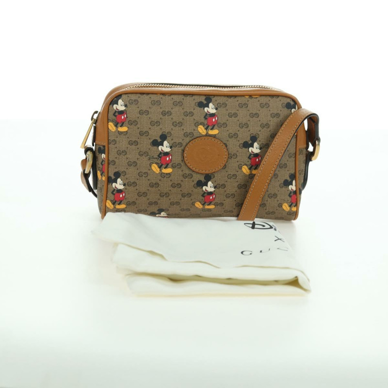 【日本直送】GUCCI Micro GG Supreme Disney 聯名手提包 PVC 米色 602536 正品 YKZ1342M-11