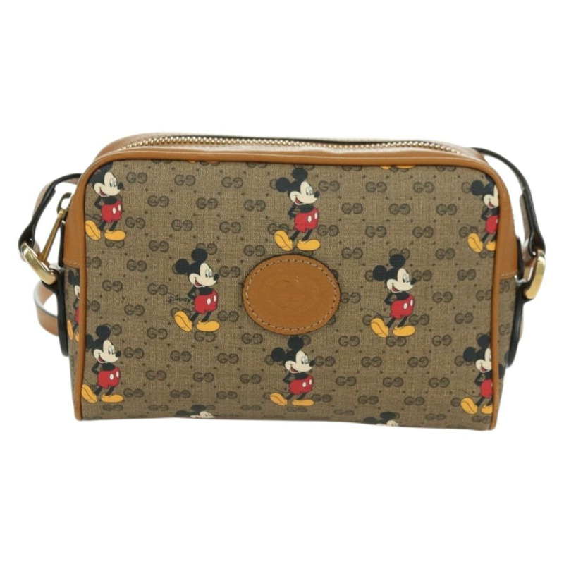 【日本直送】GUCCI Micro GG Supreme Disney 聯名手提包 PVC 米色 602536 正品 YKZ1342M-12