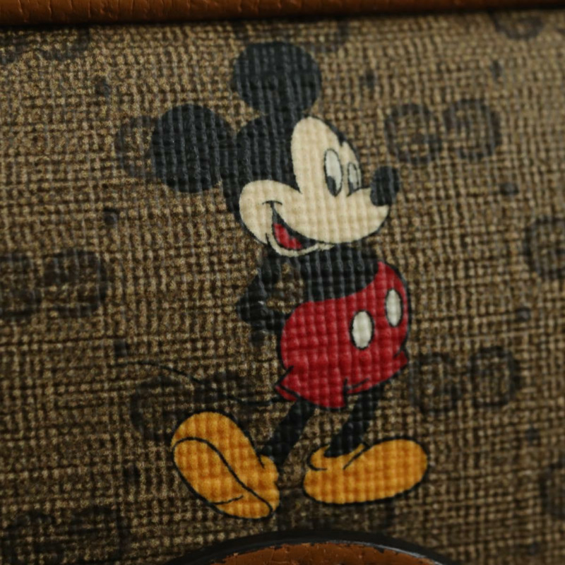 【日本直送】GUCCI Micro GG Supreme Disney 聯名手提包 PVC 米色 602536 正品 YKZ1342M-19