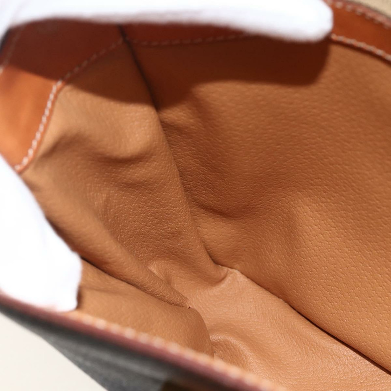 【日本直送】CELINE Macadam帆布手提包 PVC皮革 兩用棕色金色 正品 YKZ1558A-23