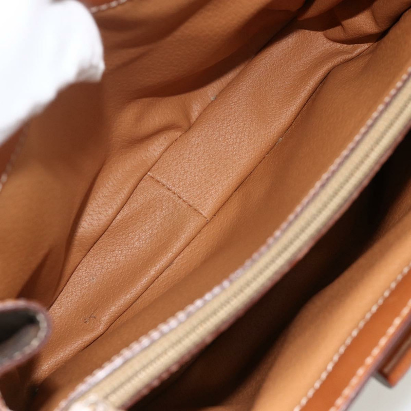 【日本直送】CELINE Macadam帆布手提包 PVC皮革 兩用棕色金色 正品 YKZ1558A-26