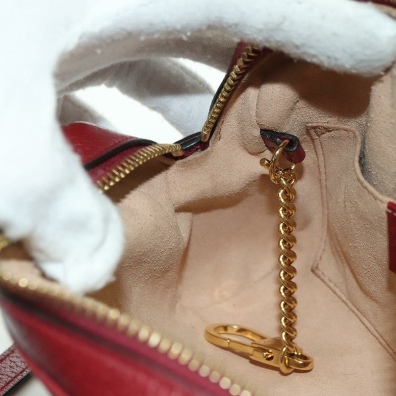 【日本直送】GUCCI Micro GG Supreme哆啦A夢肩包 PVC 米色 金色 647784 正品 YKZ1331M-24