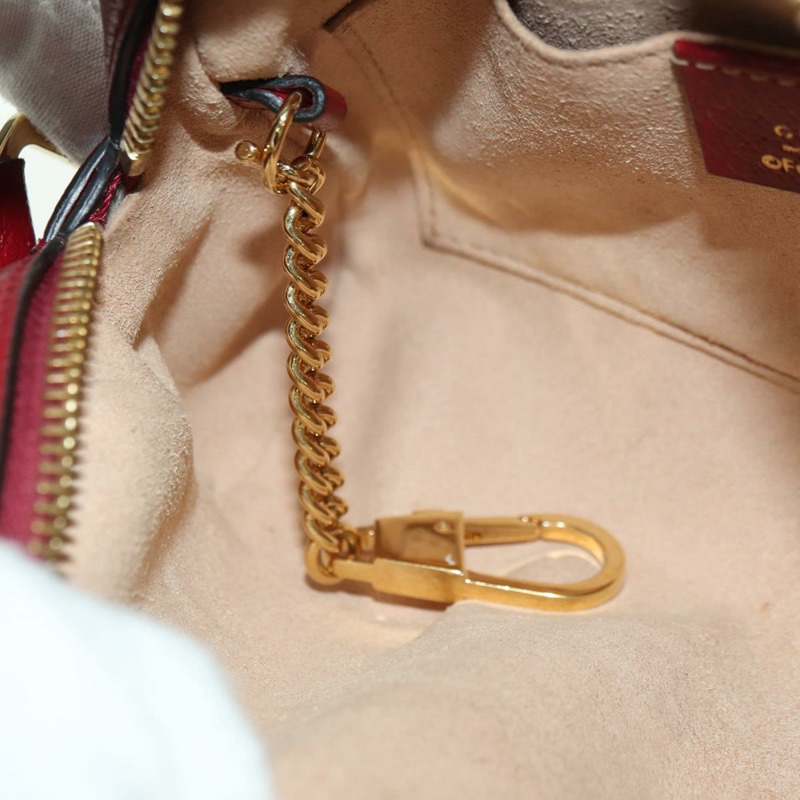 【日本直送】GUCCI Micro GG Supreme哆啦A夢肩包 PVC 米色 金色 647784 正品 YKZ1331M-25