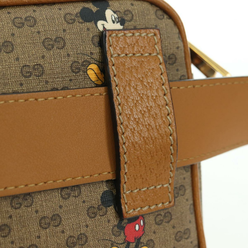 【日本直送】GUCCI Micro GG Supreme Disney 聯名手提包 PVC 米色 602695 正品 YKZ1344M-8