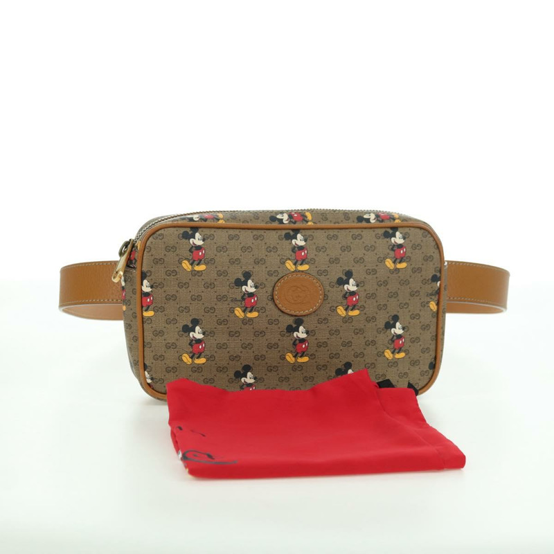 【日本直送】GUCCI Micro GG Supreme Disney 聯名手提包 PVC 米色 602695 正品 YKZ1344M-11