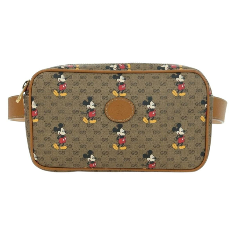 【日本直送】GUCCI Micro GG Supreme Disney 聯名手提包 PVC 米色 602695 正品 YKZ1344M-12