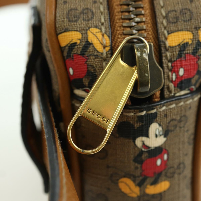 【日本直送】GUCCI Micro GG Supreme Disney 聯名手提包 PVC 米色 602695 正品 YKZ1344M-14