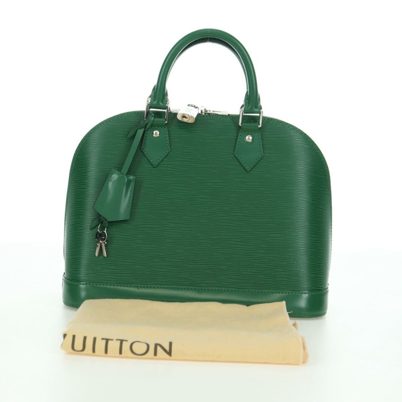 【日本直送】路易威登 Epi Alma PM 手提包 綠色斗篷 M40618 LV 正品 YKZ1315V-11